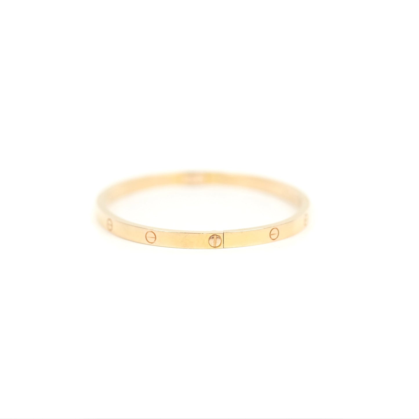 Cartier Small Love Bracelet Rose Gold Size 17