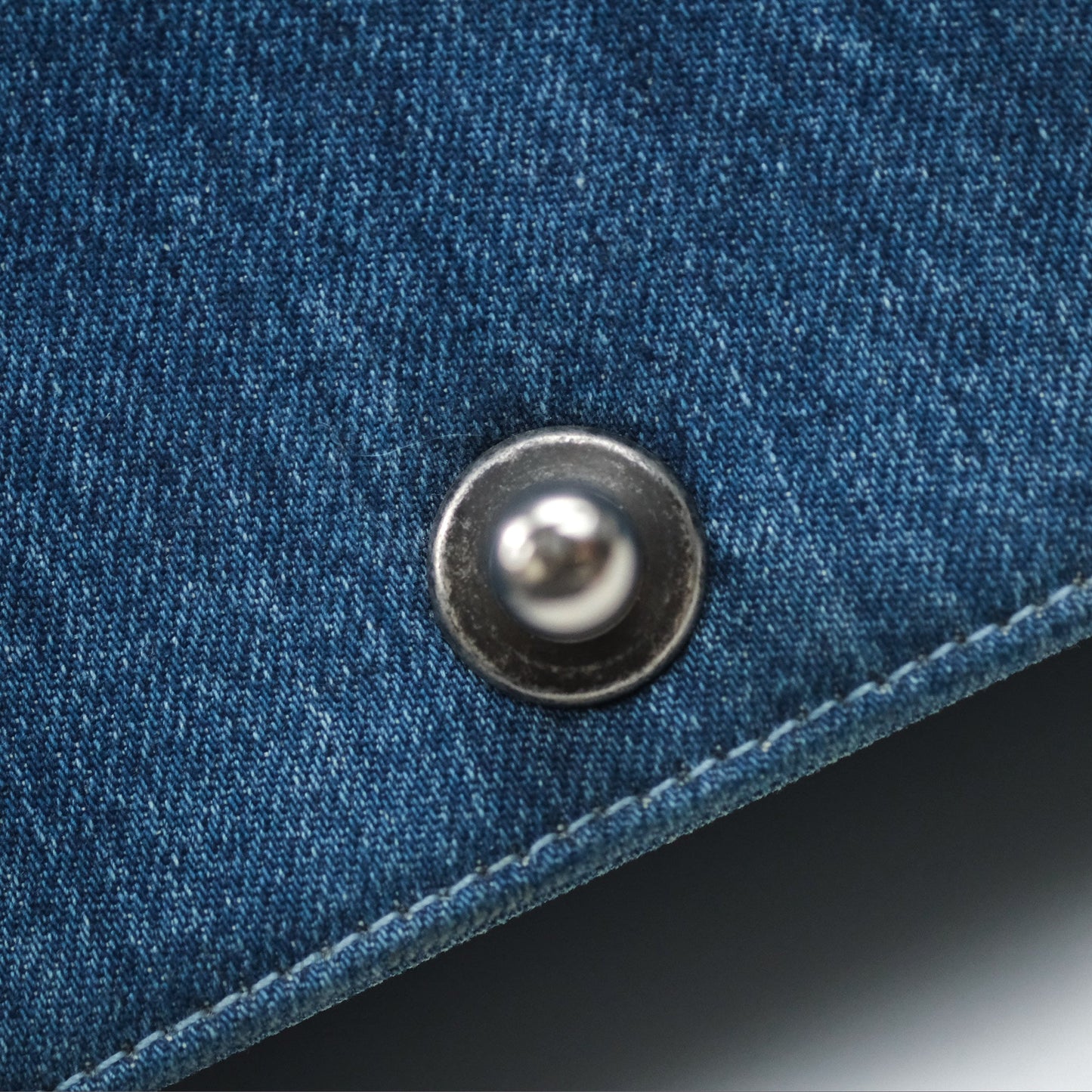 Chanel Small Boy Blue Denim Tweed Ruthenium Hardware