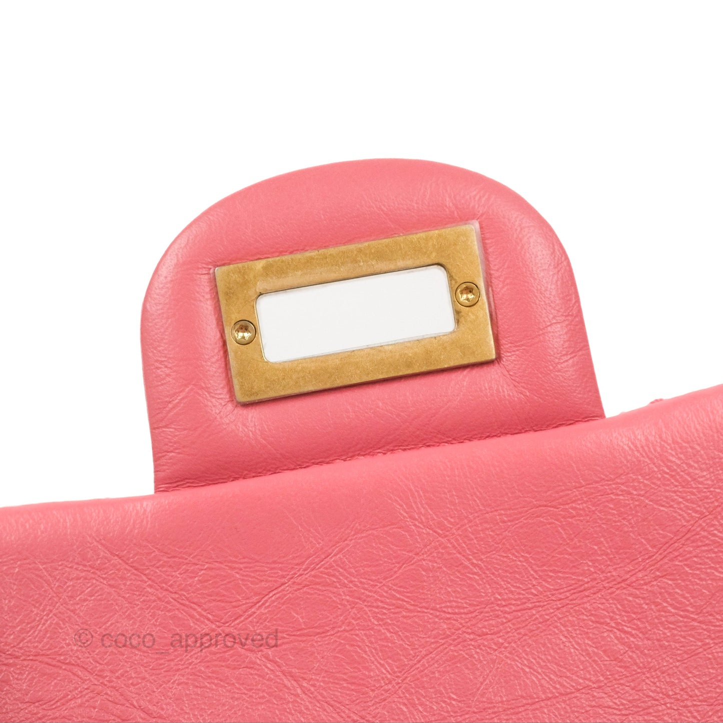 Chanel Mini Reissue 224 Pink Aged Calfskin Aged Gold Hardware