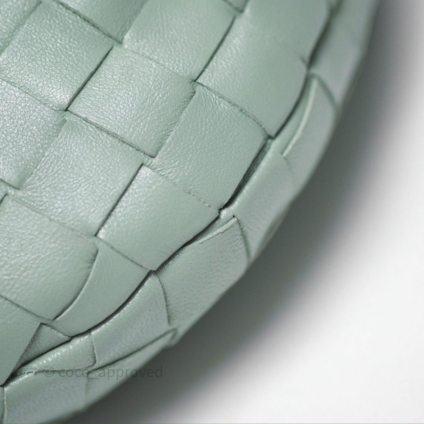 Bottega Veneta Mini Jodie Bag Intrecciato Green Lambskin Gold Hardware⁣⁣