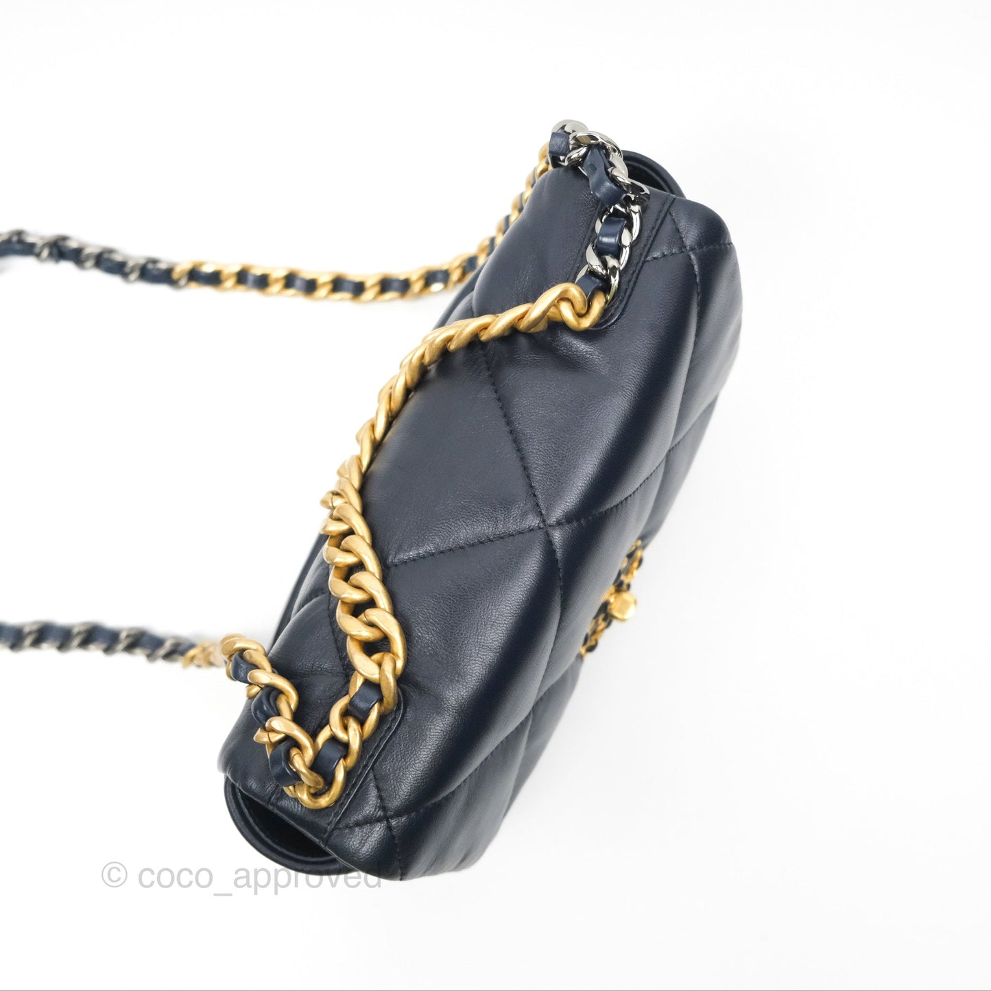 Chanel 19 Small Navy Mixed Hardware