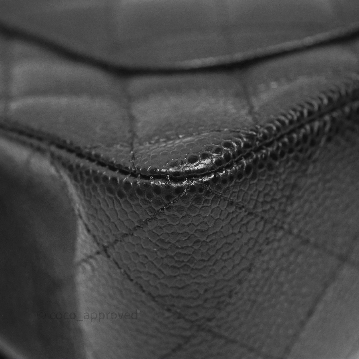 Chanel Small Classic Flap Quilted Black Caviar Gold Hardware