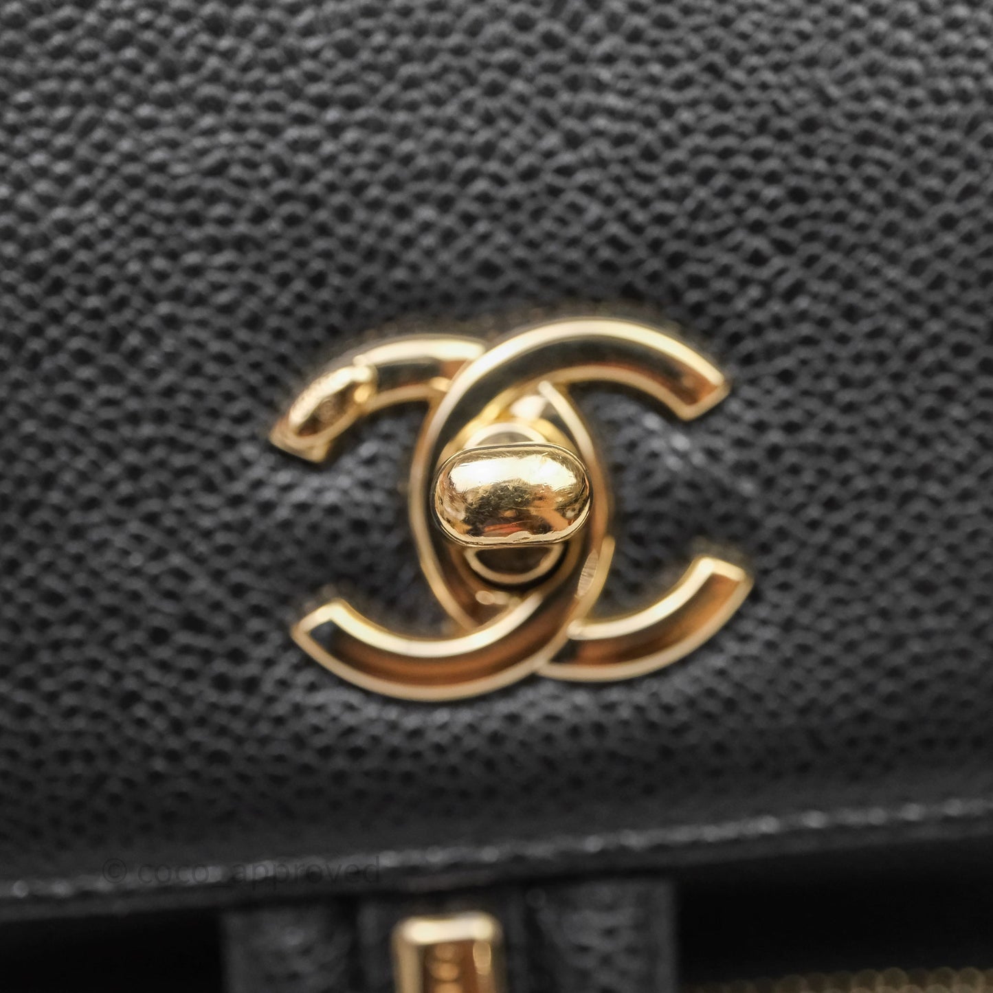 Chanel Quilted Mini Business Affinity Backpack Black Caviar Gold Hardware