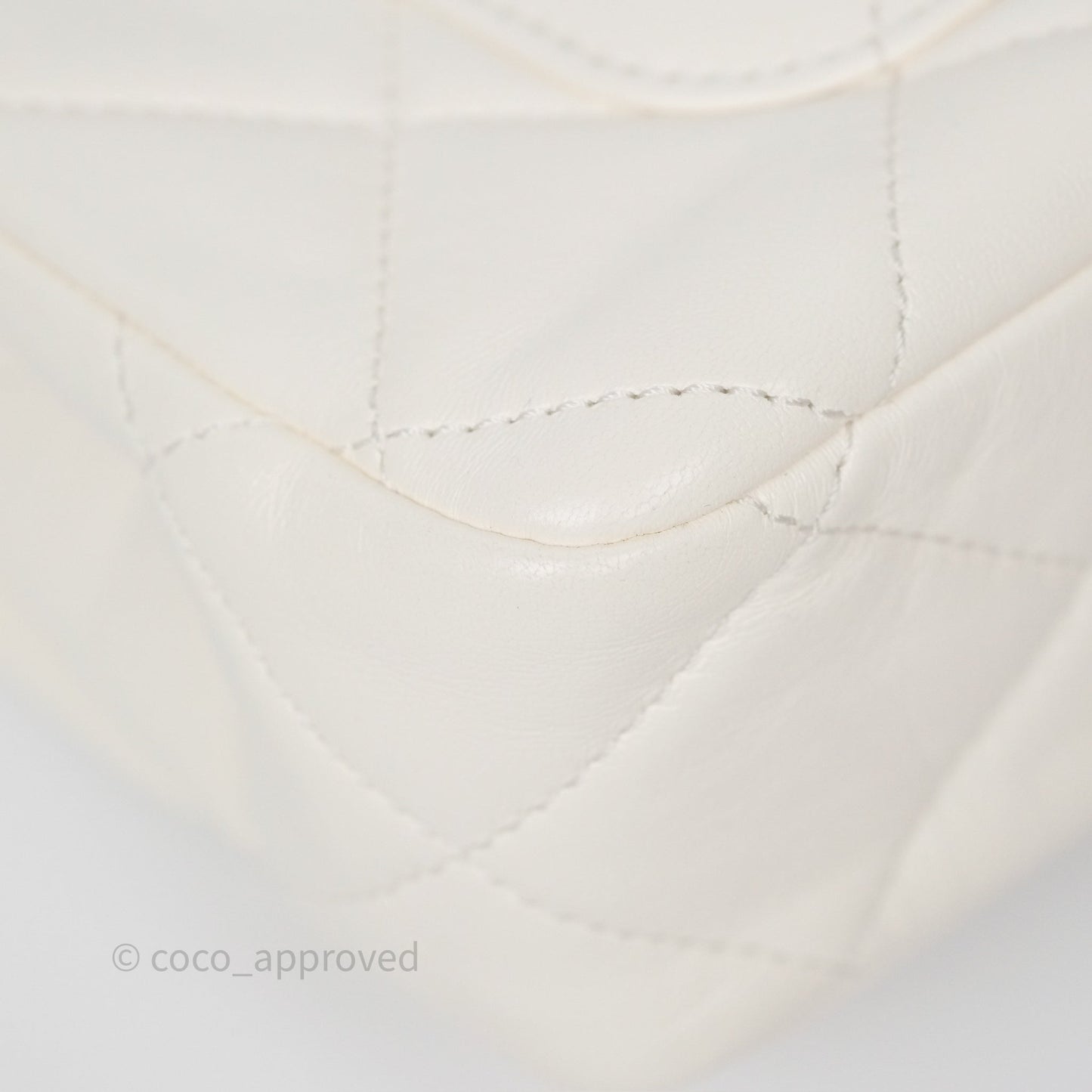 Chanel Small Fancy Jewel Flap White Shiny Lambskin Aged Gold Hardware 23S