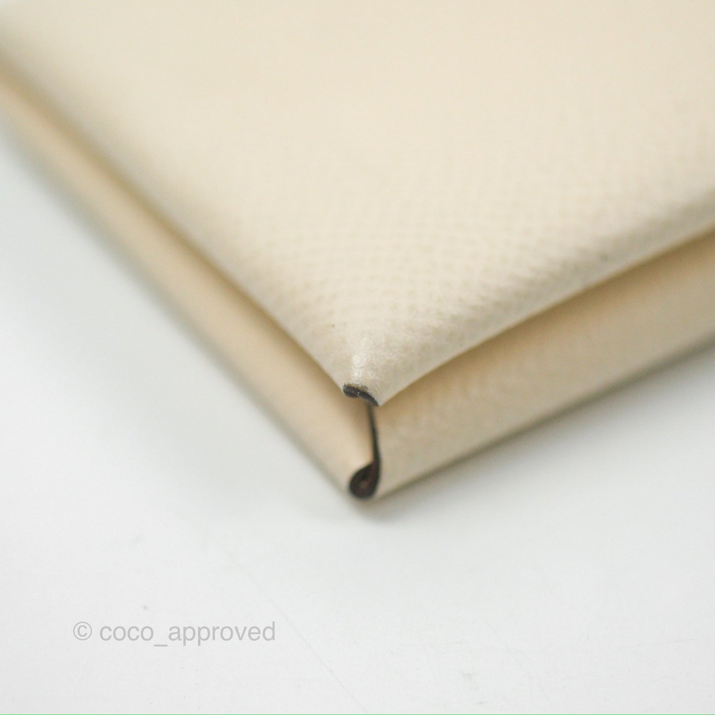 Hermès Calvi Card Holder Beton Epsom