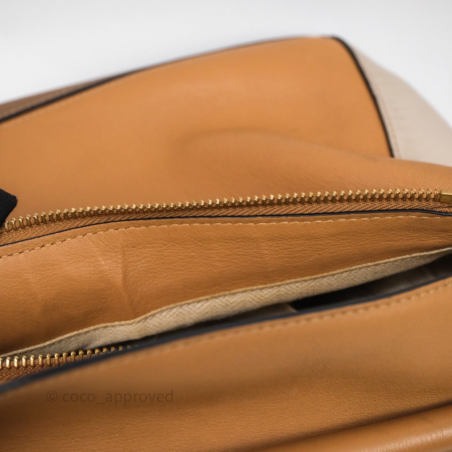 Loewe Small Puzzle Bag Warm Desert & Mink Two Tone Calfskin