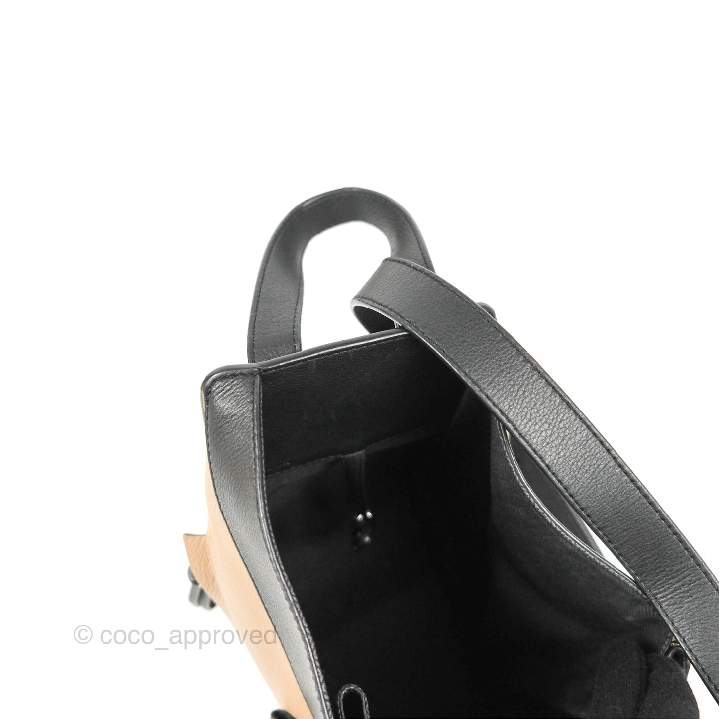 Loewe Hammock Small White/Brown/Black Shoulder Bag