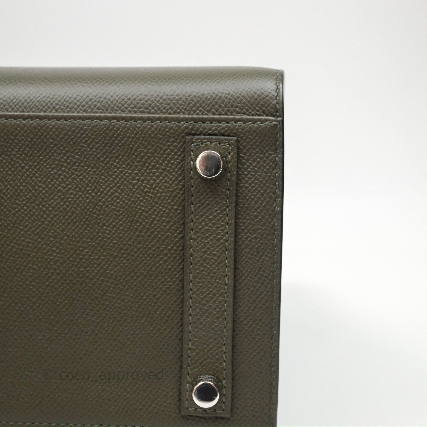 Hermès Birkin 30 Vert de Gris C6 Epsom Sliver Hardware