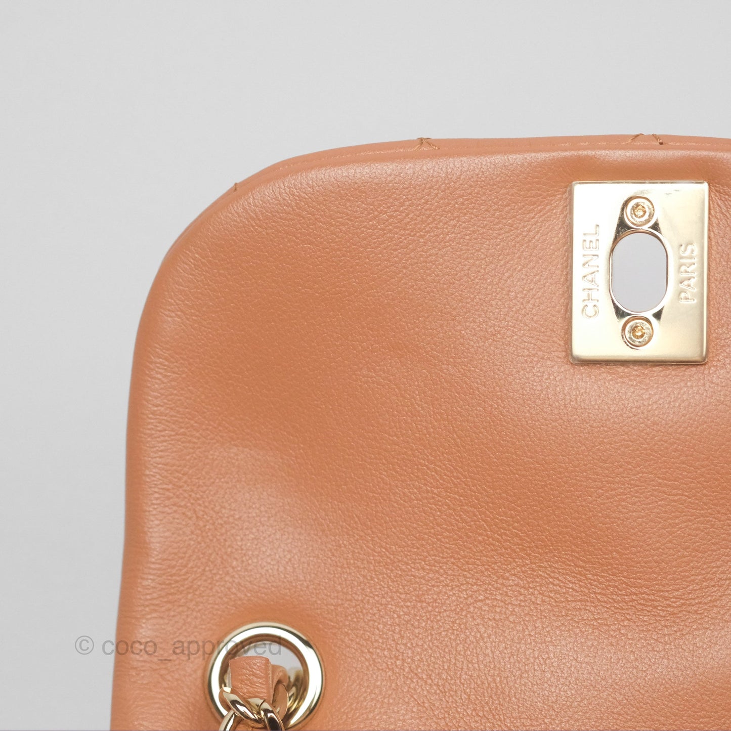 Chanel Small Duma Drawstring Backpack Camel Calfskin 24P