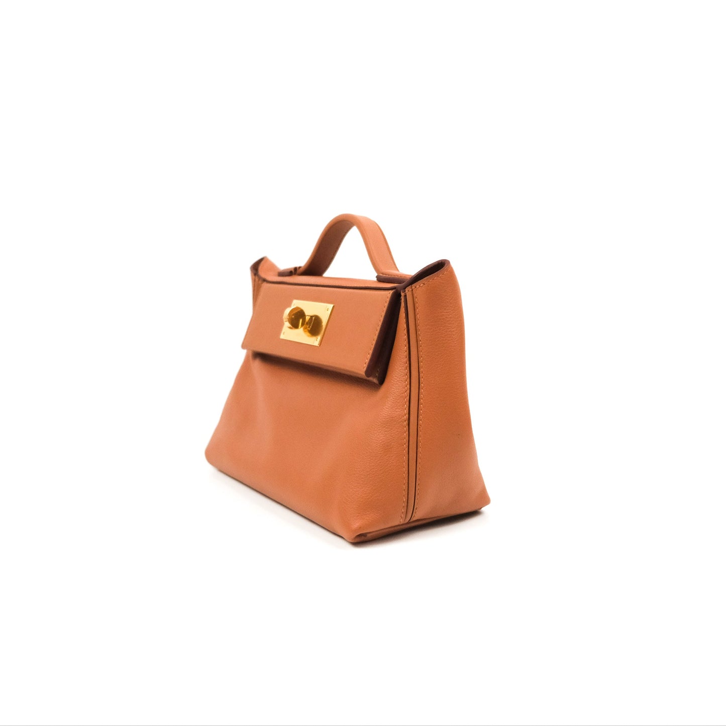 Hermès 24/24 21 Mini Gold Evercolor/Swift Gold Hardware