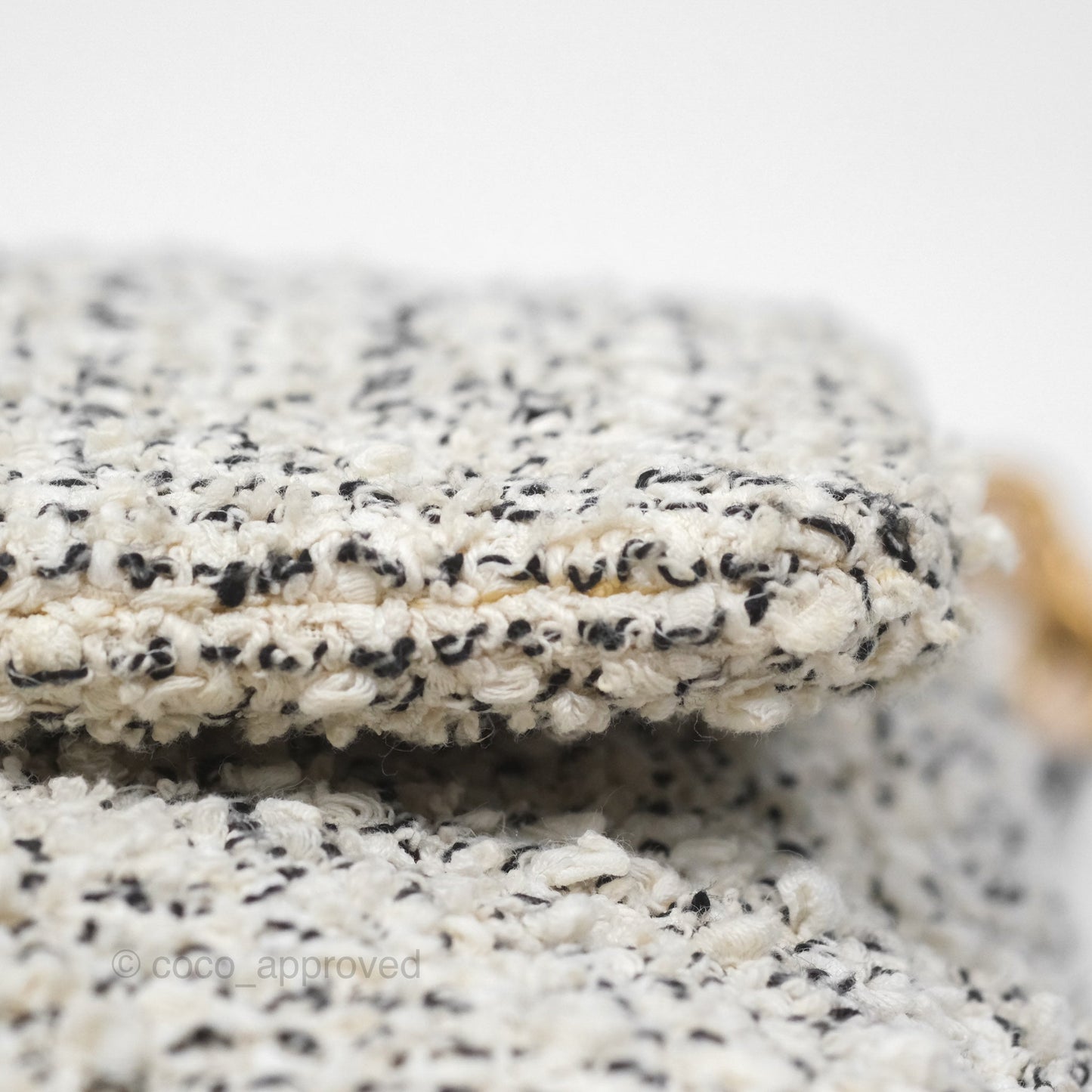 Chanel 19 Small Tweed Oreo Cream Mixed Hardware