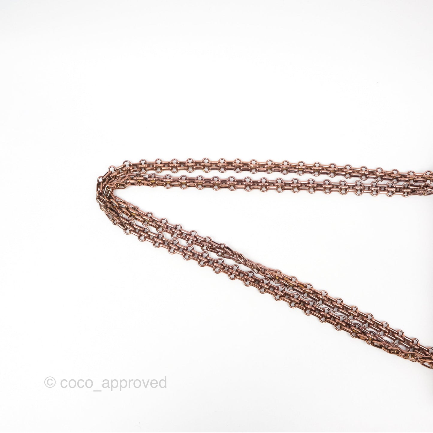 Chanel Mini Reissue 224 Copper Metallic Calfskin Rose Gold