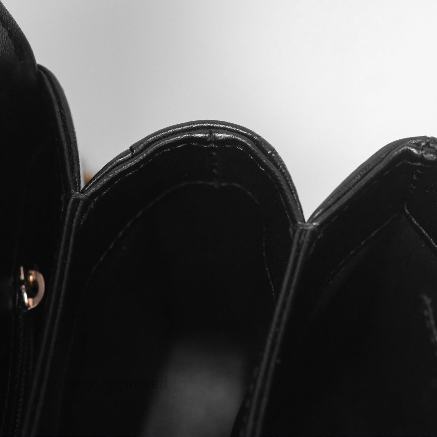 Chanel Trendy CC Small Black Lambskin Rose Gold Hardware