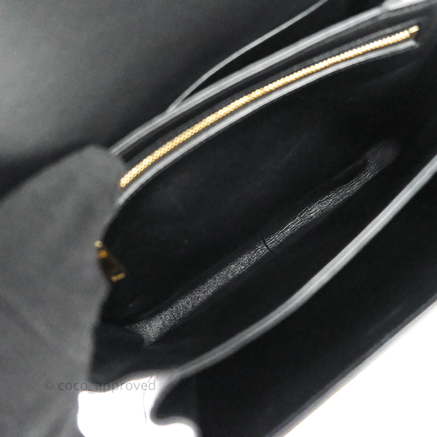 Celine Shiny Calfskin Medium Triomphe Black