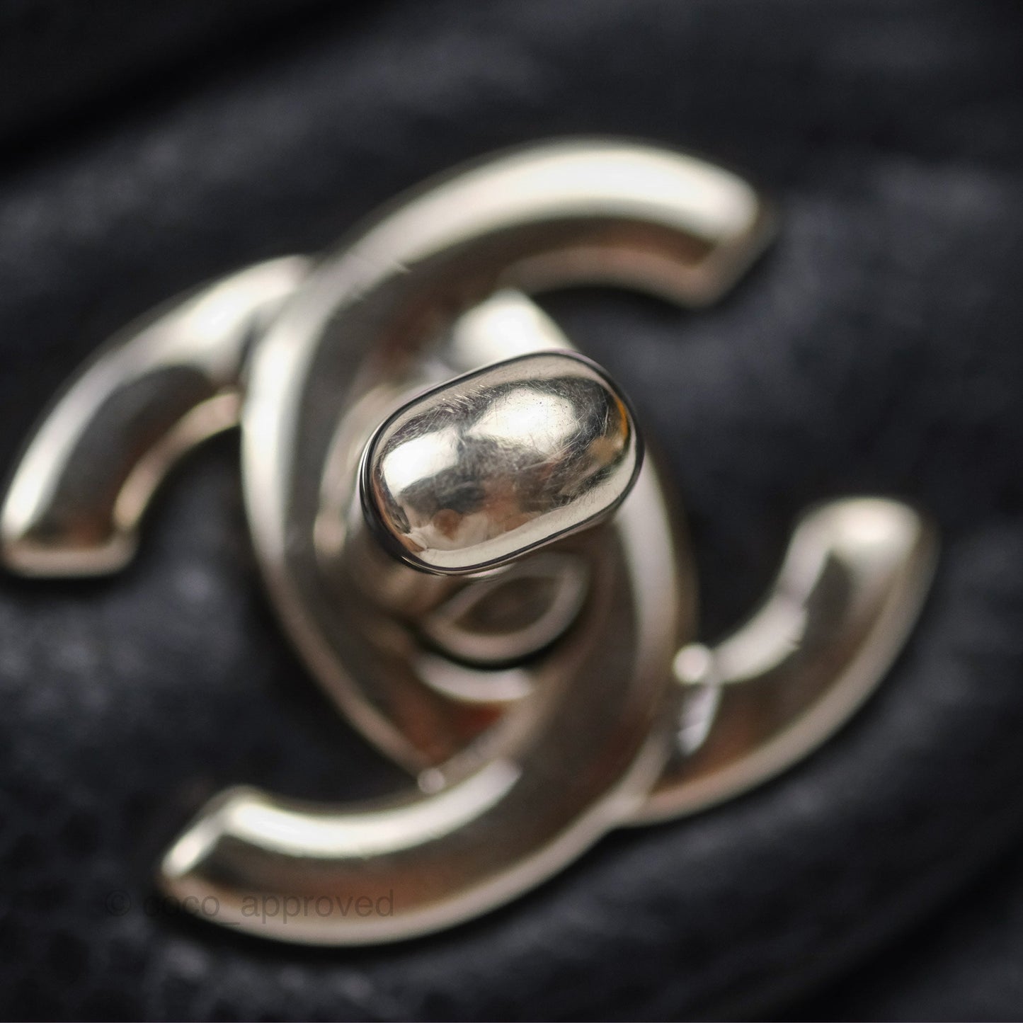 Chanel Mini Rectangular Quilted Dark Navy Caviar Silver Hardware
