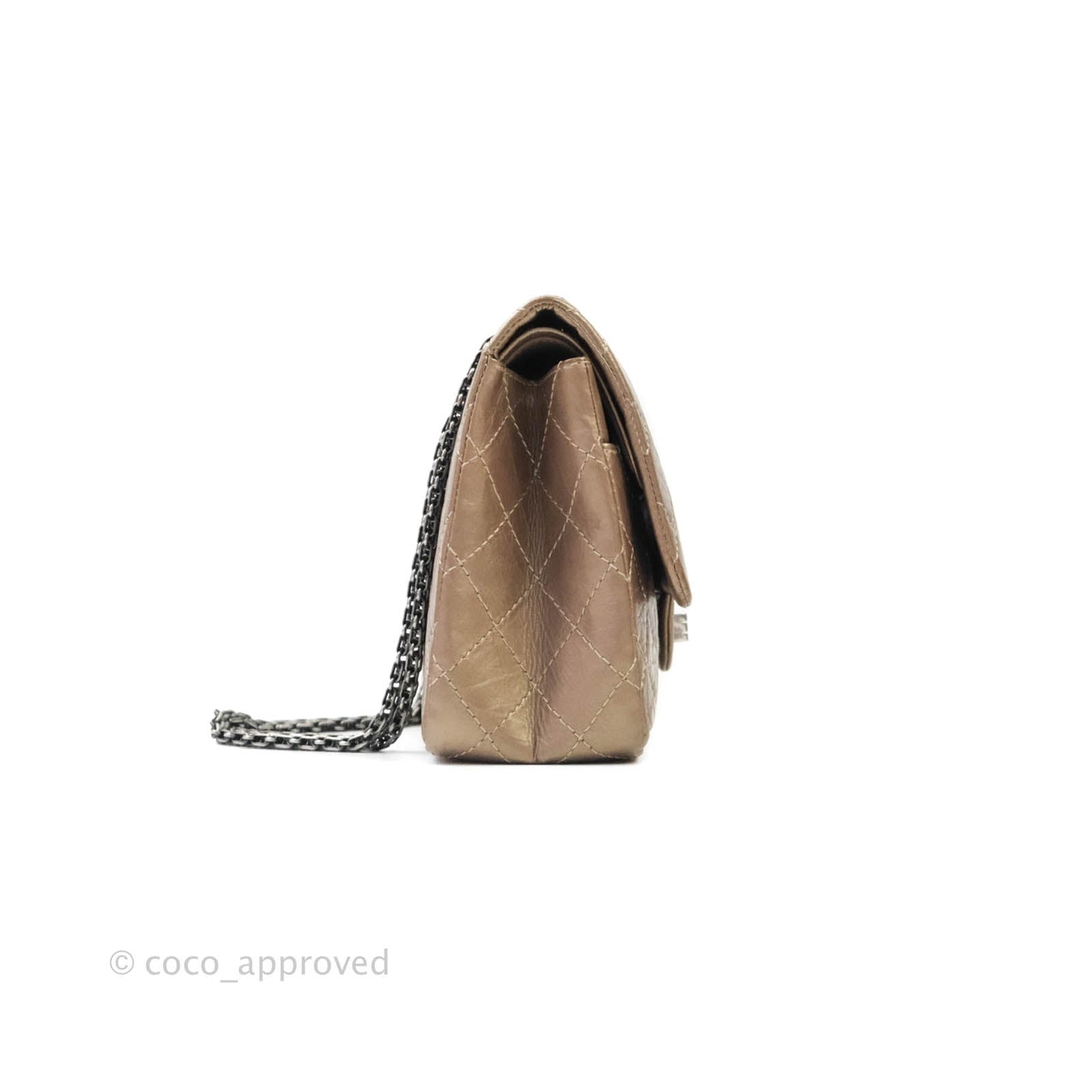 Chanel Reissue 226 Copper Calfskin Ruthenium Hardware