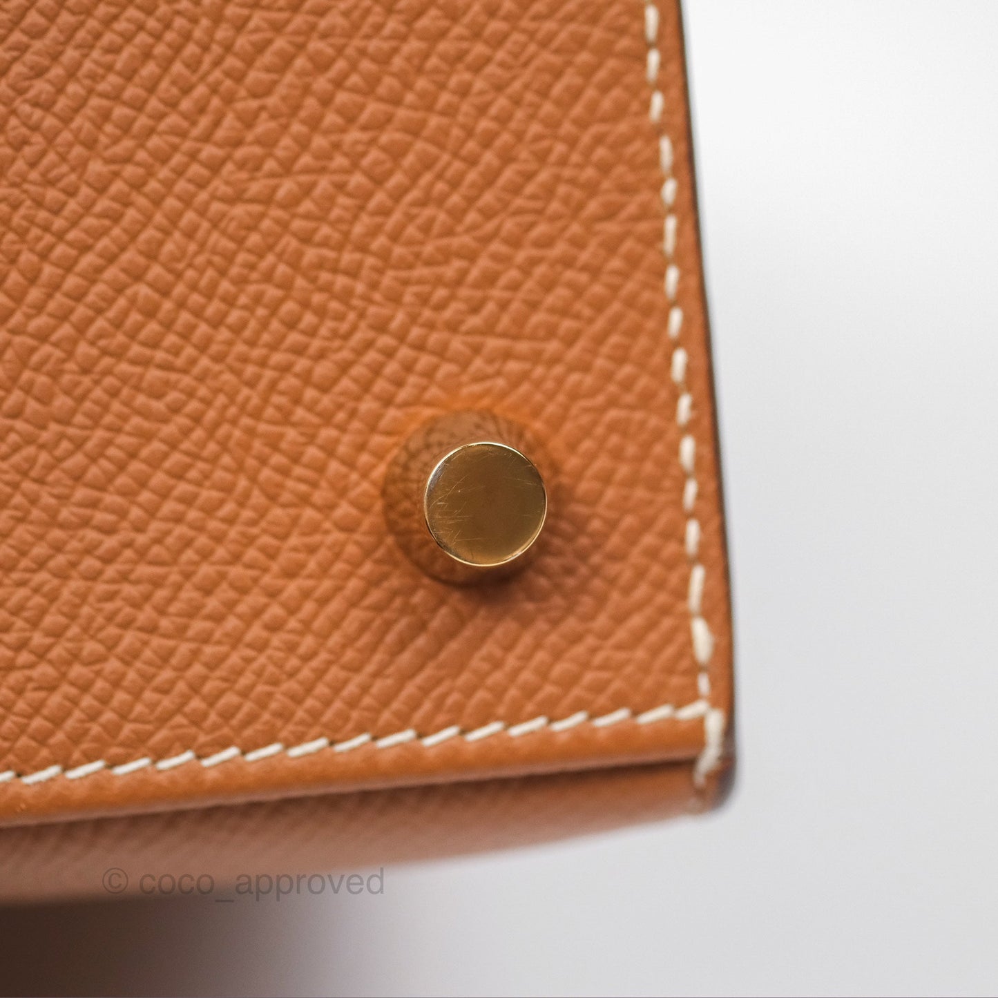 Hermès Kelly 25 Sellier Gold 37 Epsom Gold Hardware
