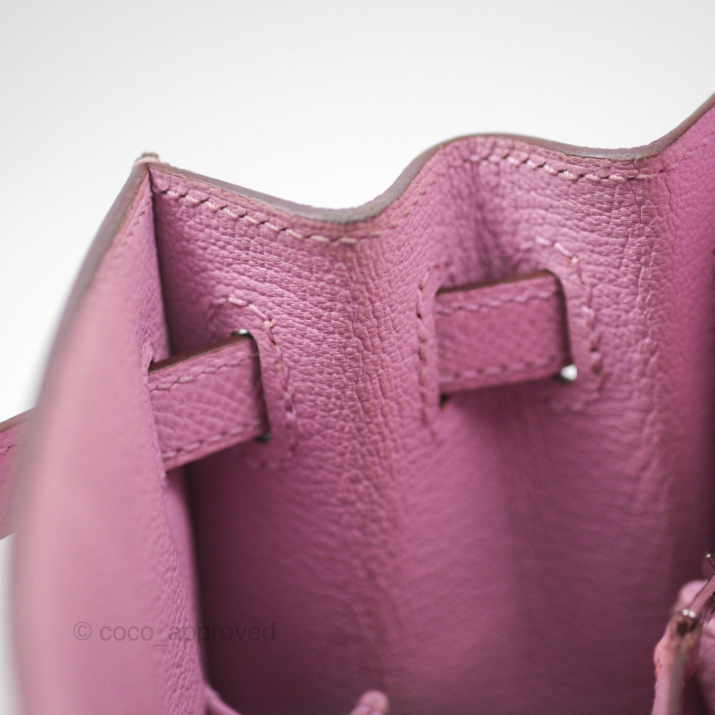 Hermès Sellier Kelly 25 Mauve Sylvestre X9 Epsom Palladium Hardware