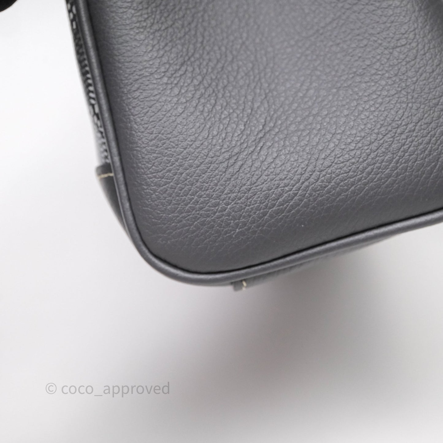 Goyard Saïgon Mini Bag Chevroches Calfskin Grey Silver Hardware