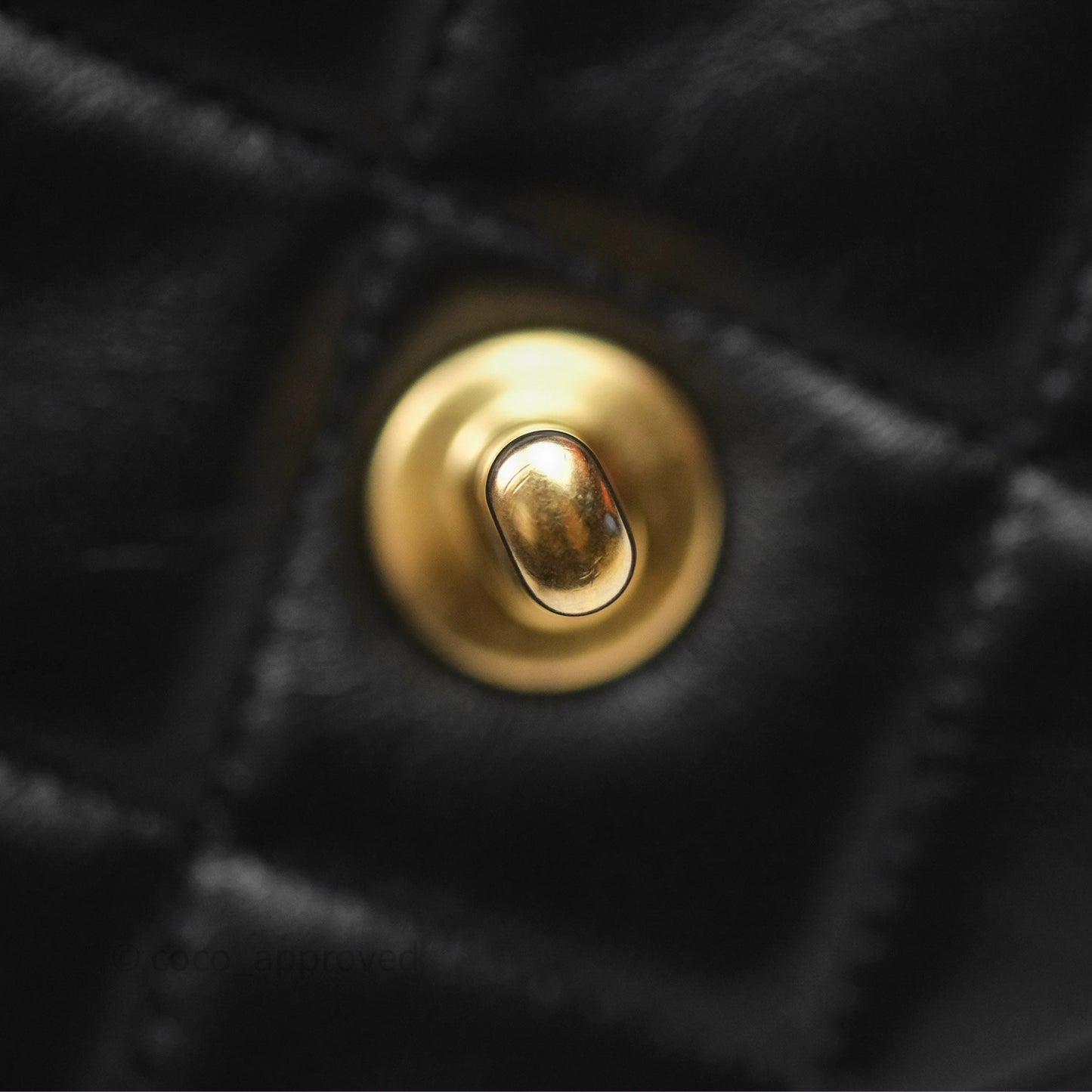 Chanel Quilted My Perfect Mini With Pearl Black Lambskin Gold Hardware 21K