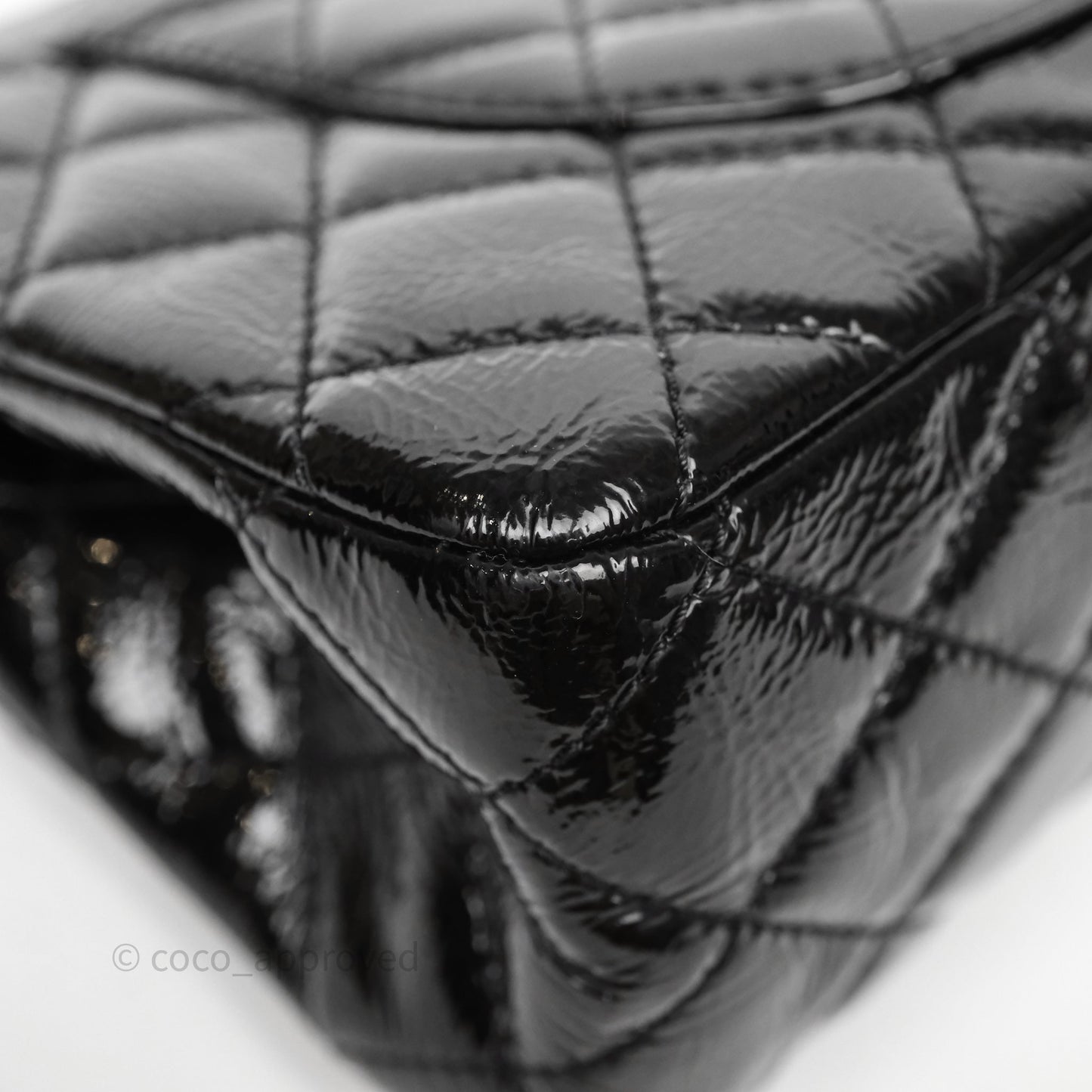 Chanel 2.55 Reissue Glazed Calfskin So Black 227 Silver Hardware