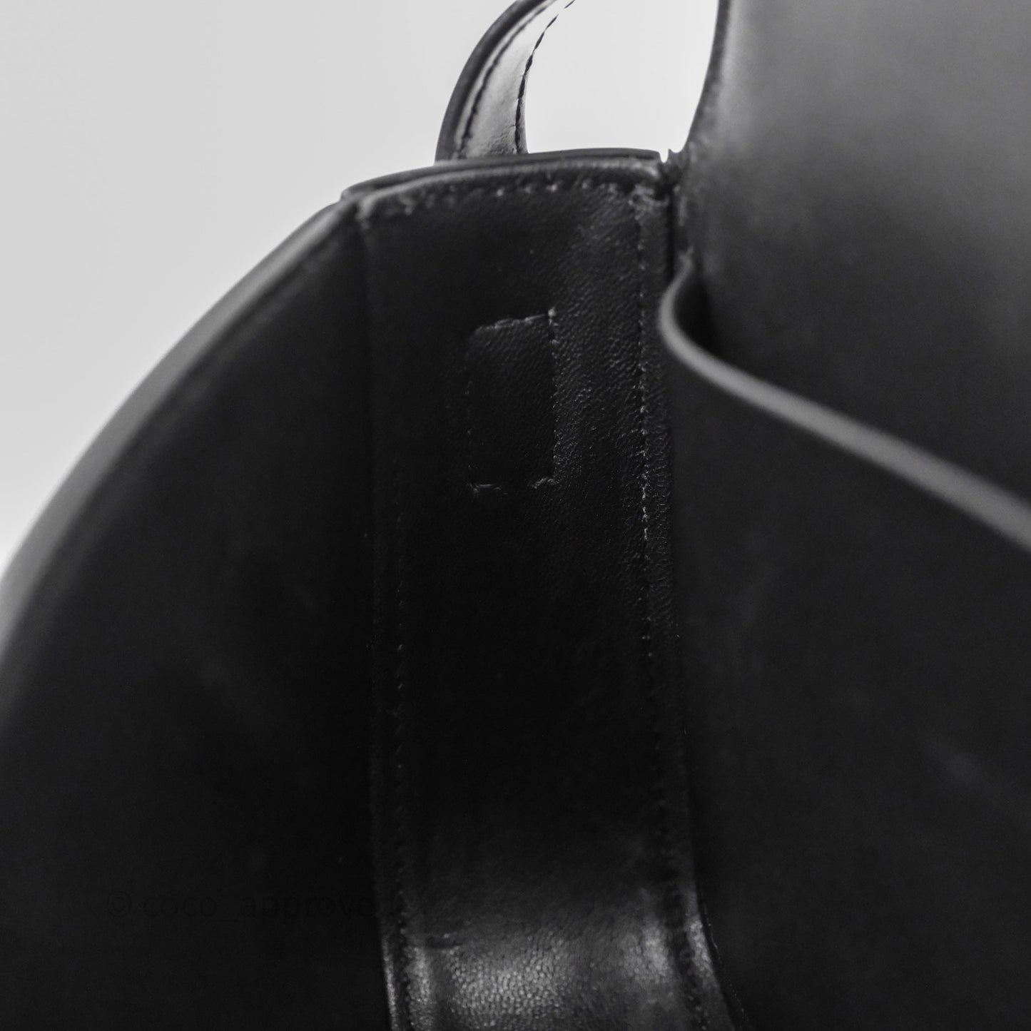 Celine Triomphe Shoulder Bag Black Calfskin