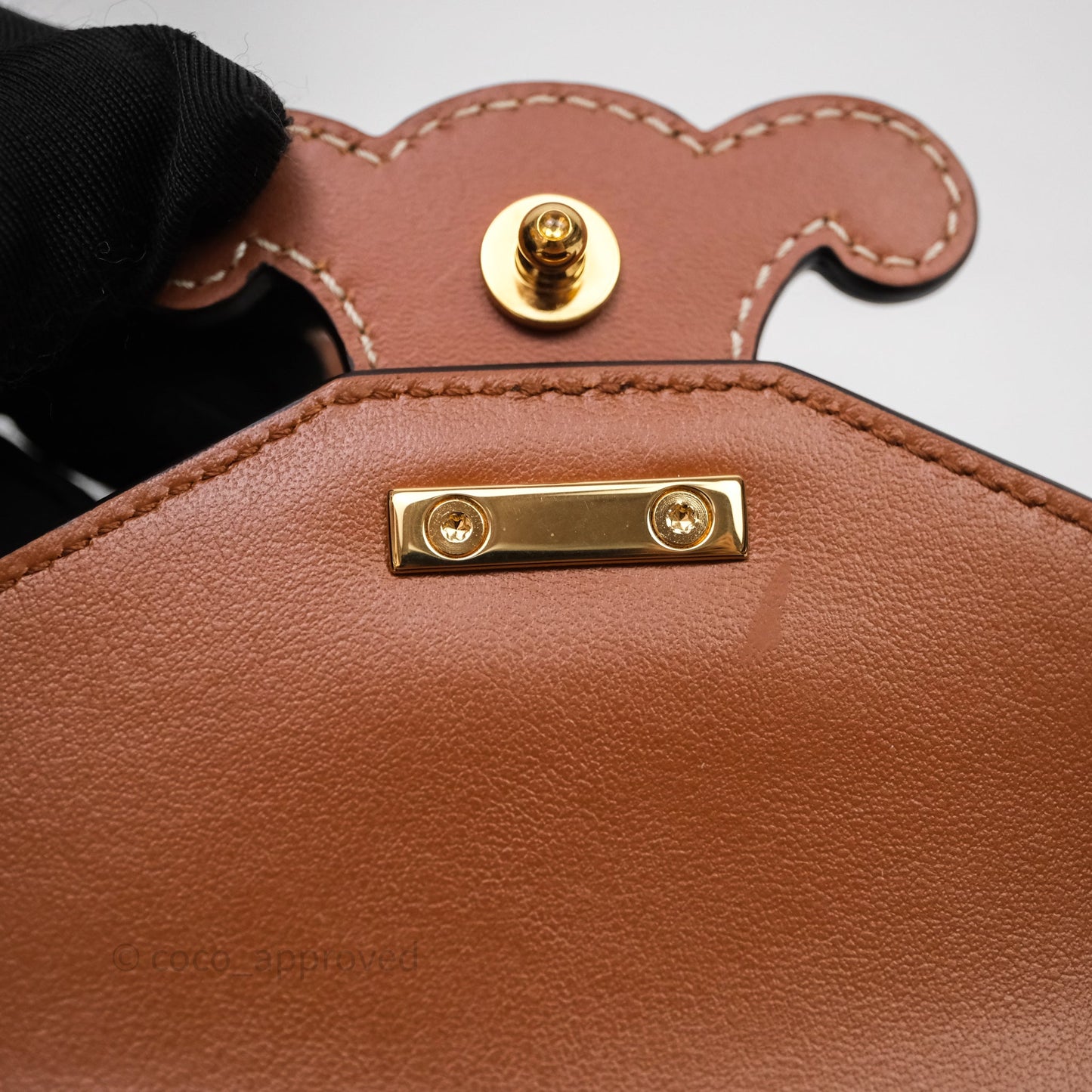 Celine Mini Besace Cuir Triomphe Tan Smooth Calfskin