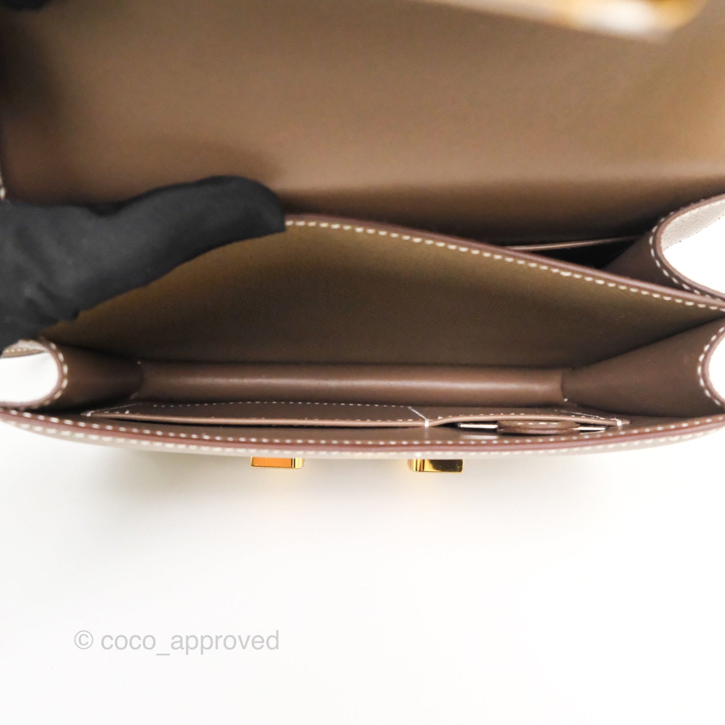 Hermès Constance Mini 18cm Mirror Etoupe Epsom Gold Hardware