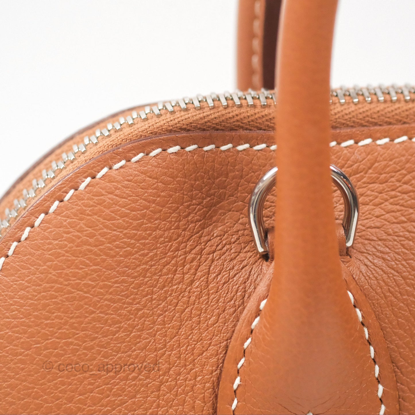Hermès Bolide 1923 25 Gold 37 Evercolor Palladium Hardware