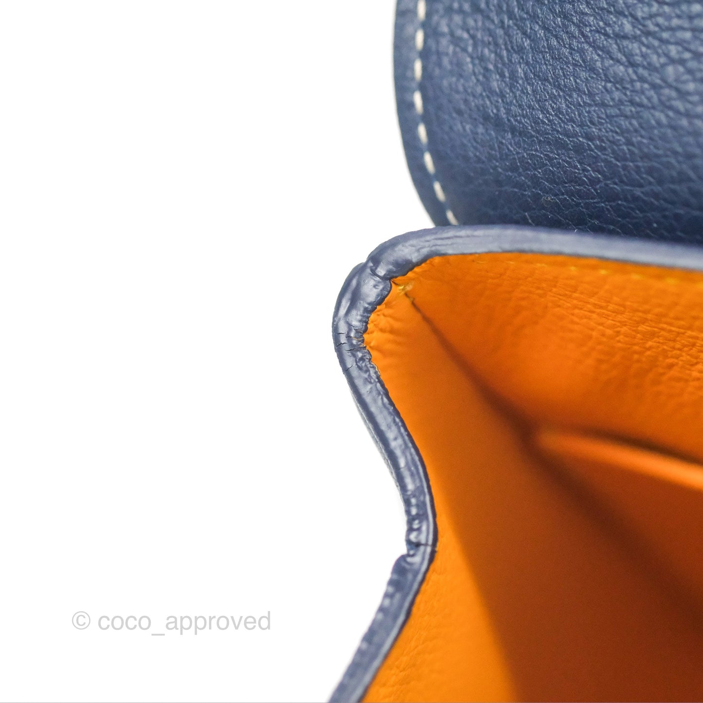 Goyard Saïgon Mini Bag Navy Goyardine Canvas/Chevroches Calfskin