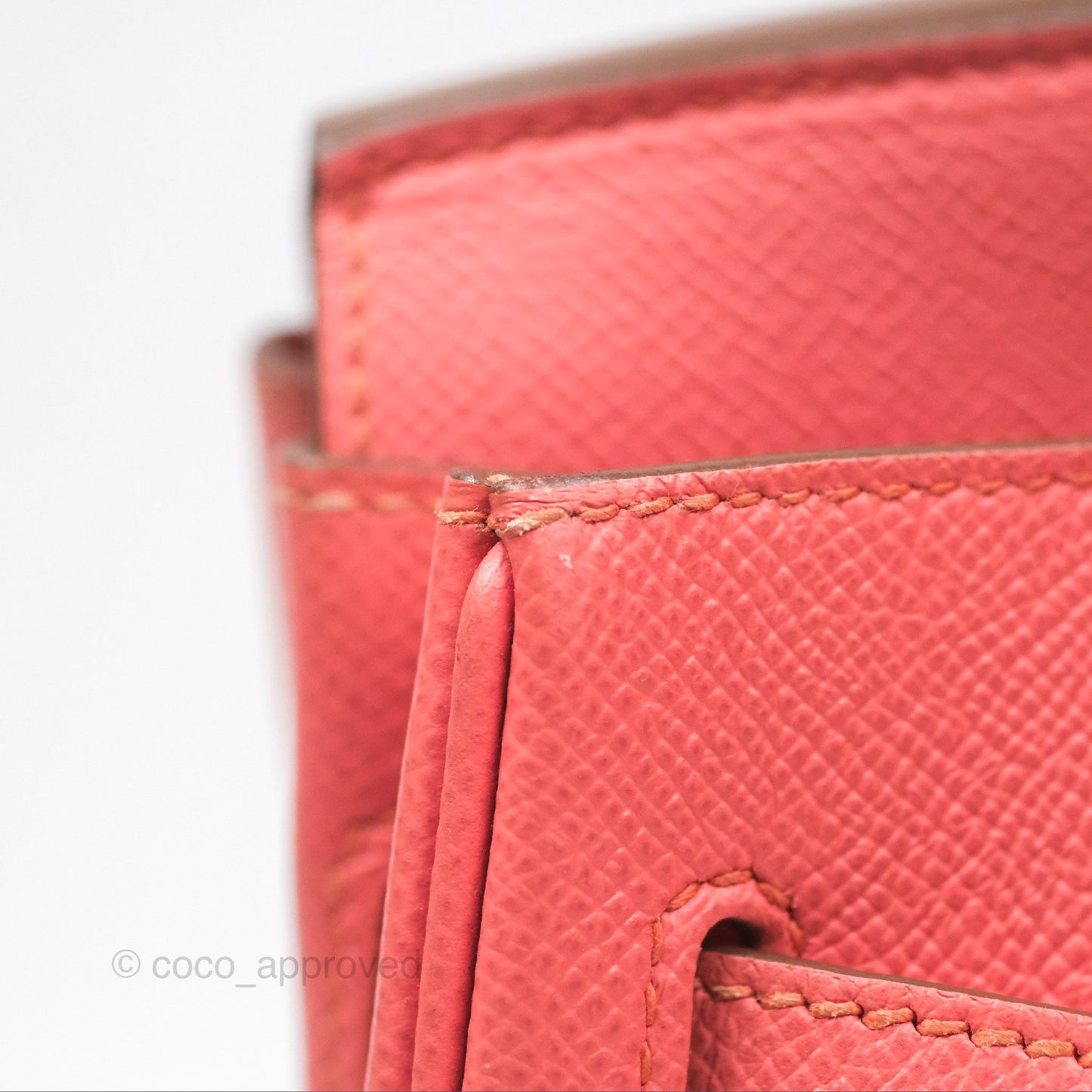 Hermès Birkin 30 Retourne Flamingo I5 Epsom Gold Hardware