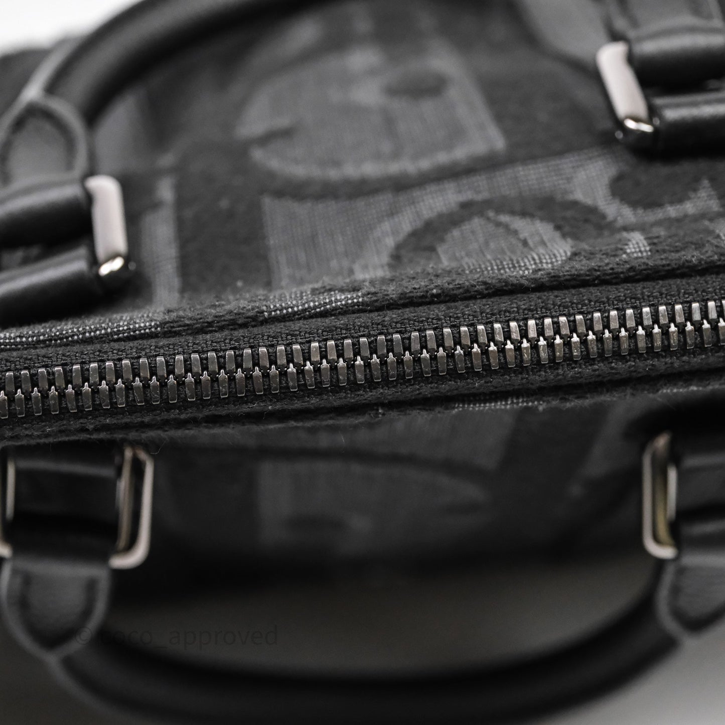 Christian Dior Oblique Jacquard Weekender Black Bag