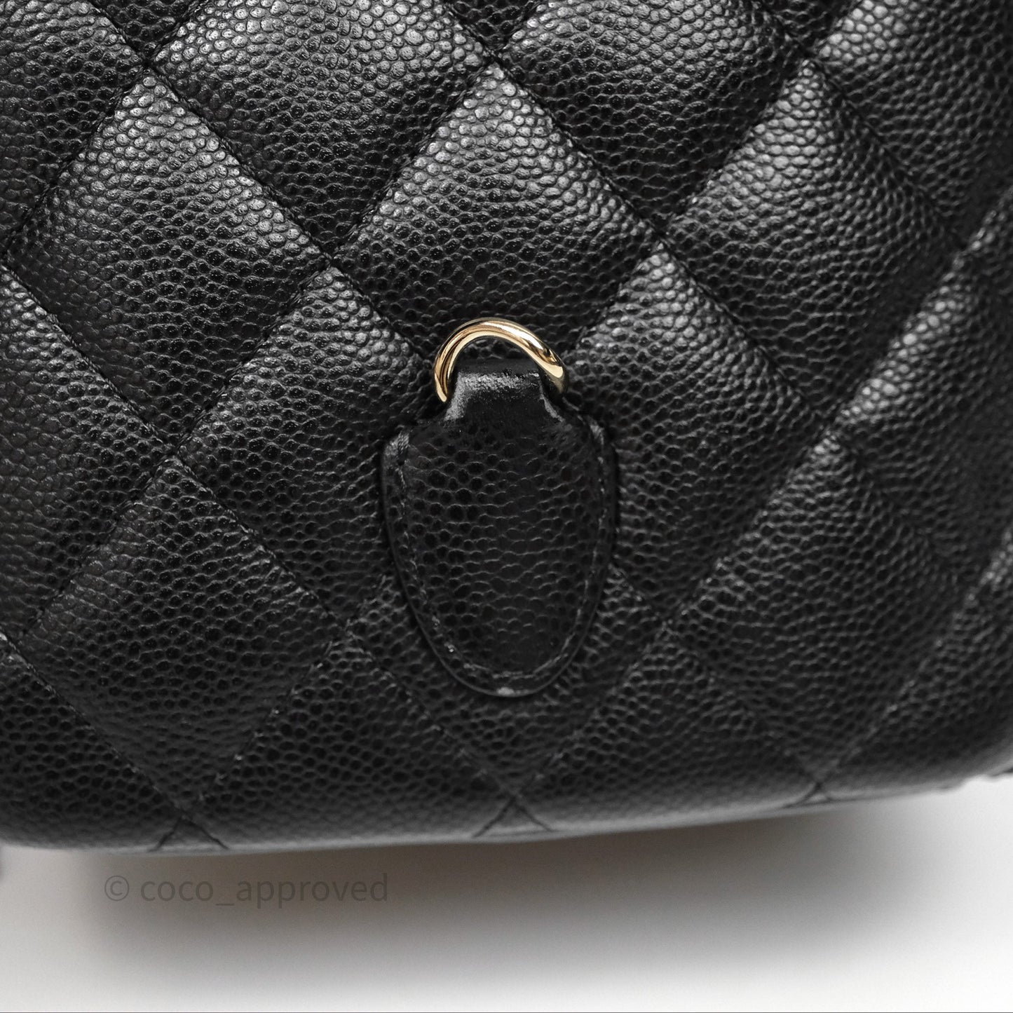 Chanel Classic Mini Backpack Black Caviar Gold Hardware