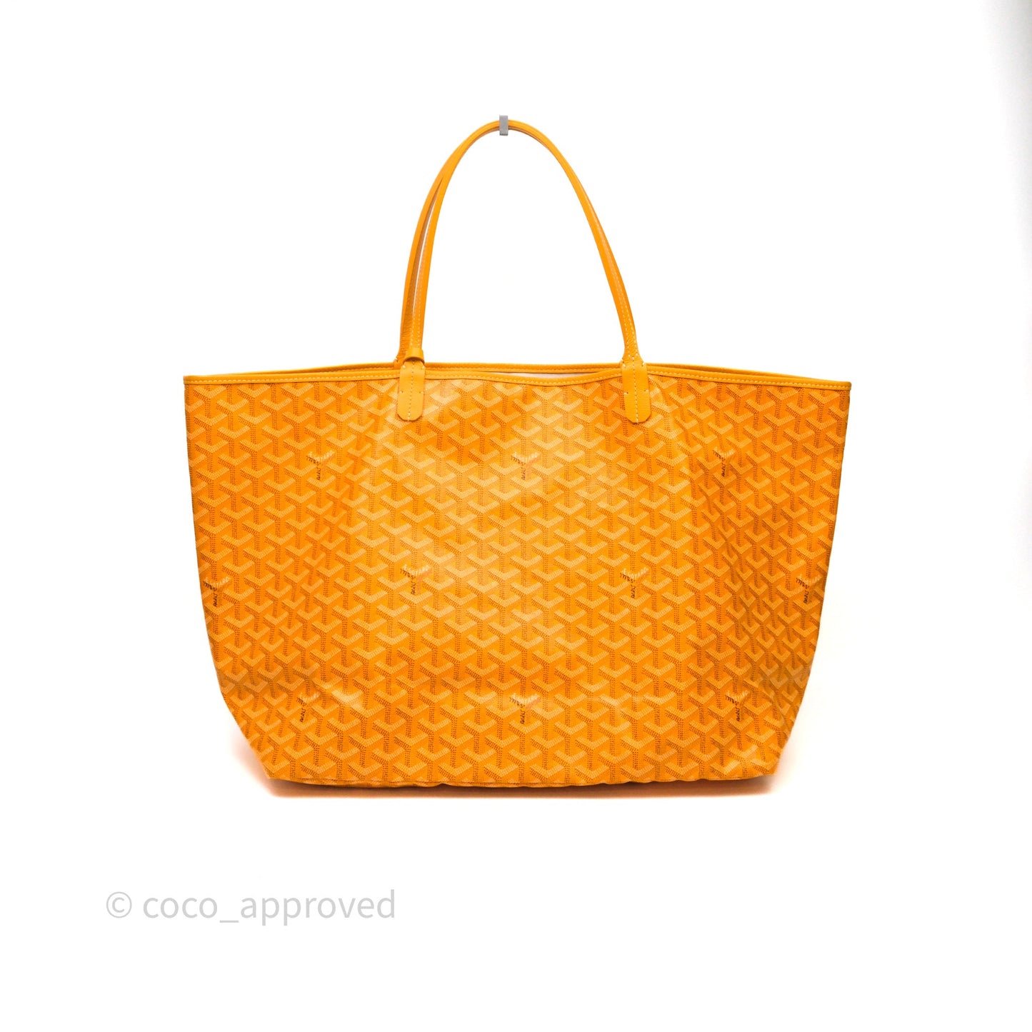 Goyard St. Louis GM Yellow Goyardine Canvas