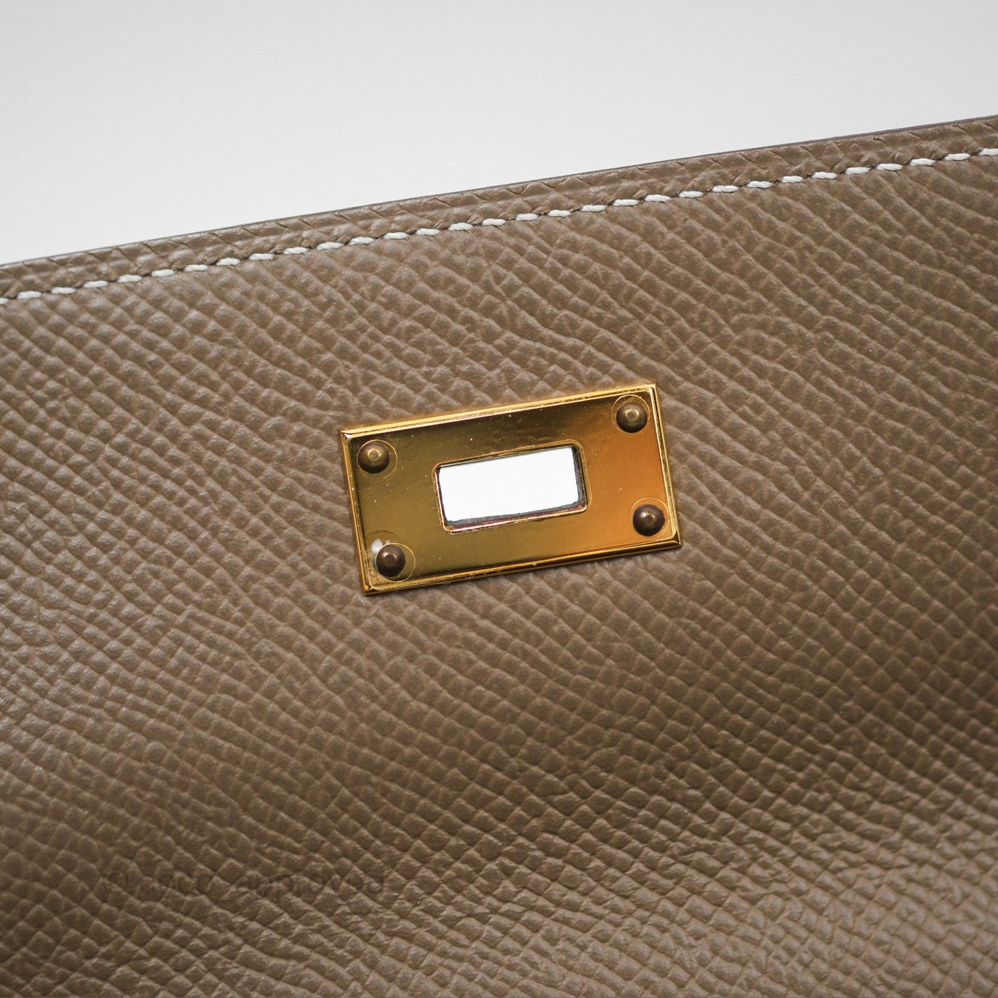 Hermès Kelly To Go Wallet Etoupe 18 Epsom Gold Hardware