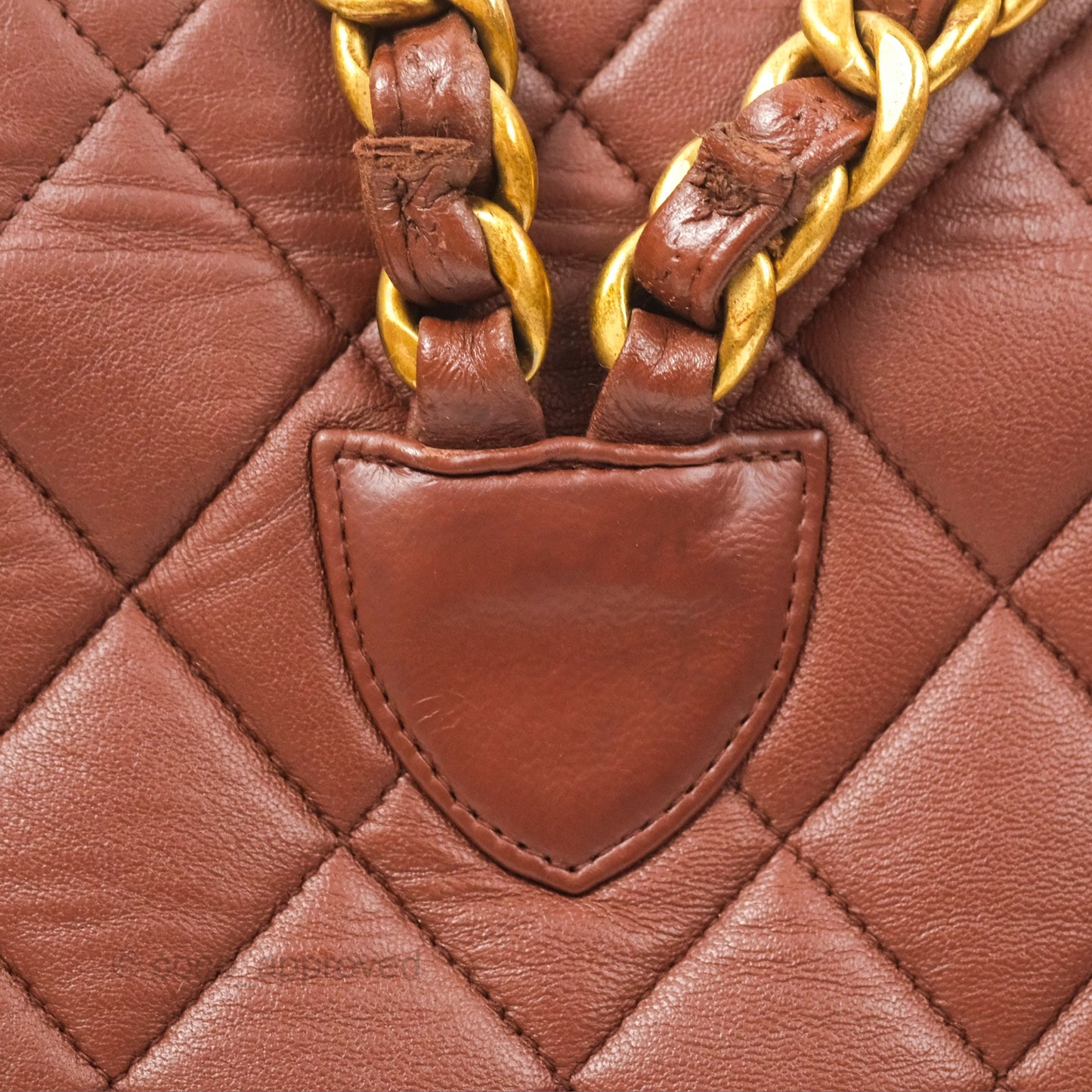 Chanel Vintage CC Duma Backpack Brown Lambskin 24K Gold Hardware