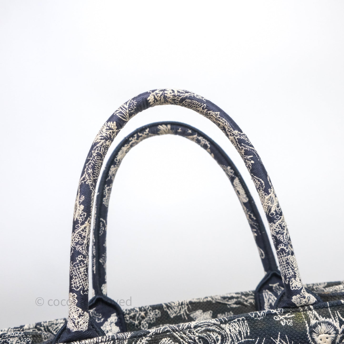 Christian Dior Toile De Jouy Medium Book Tote Canvas