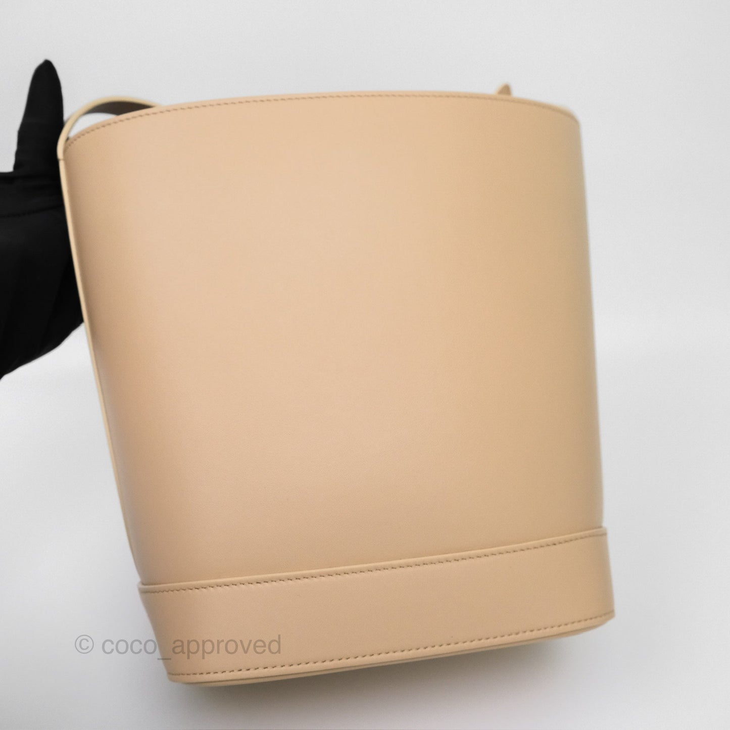 Celine Small Bucket Cuir Triomphe Calfskin Nude