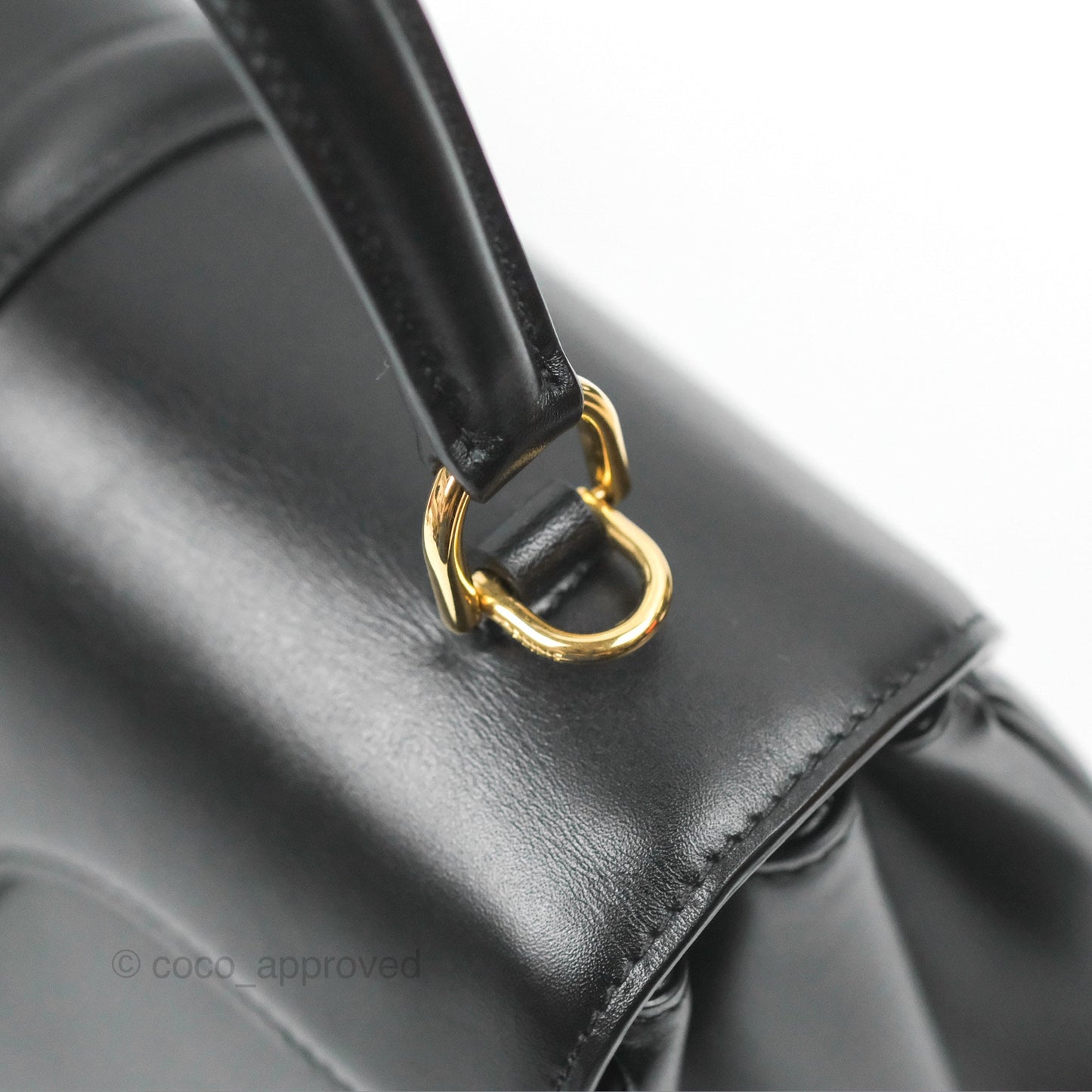 Celine Small 16 Bag Black Satinated Calfskin