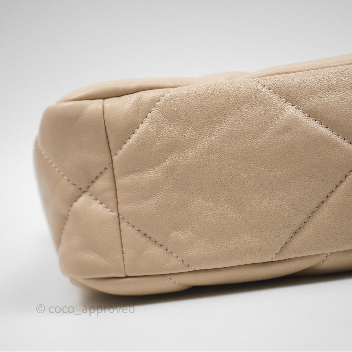 Chanel 19 Small Beige Mixed Hardware
