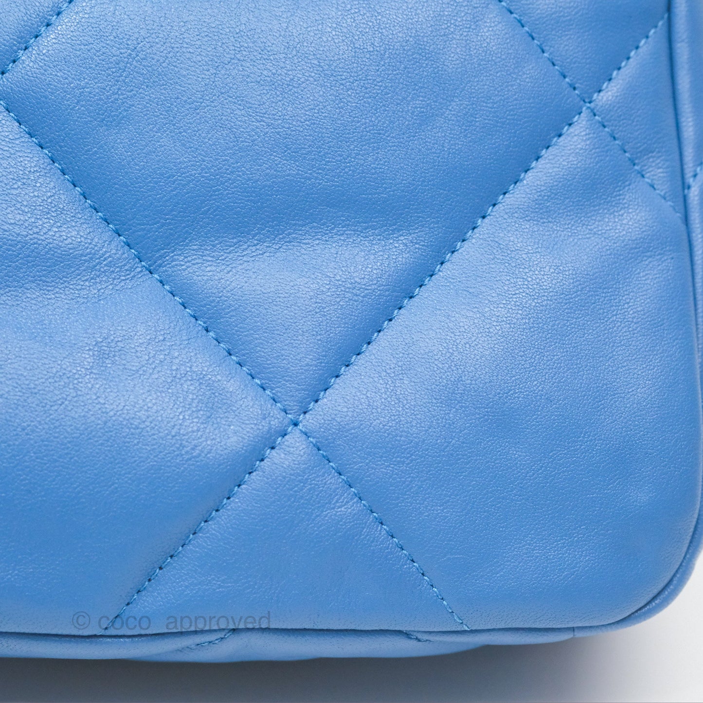 Chanel 19 Small Blue Mixed Hardware