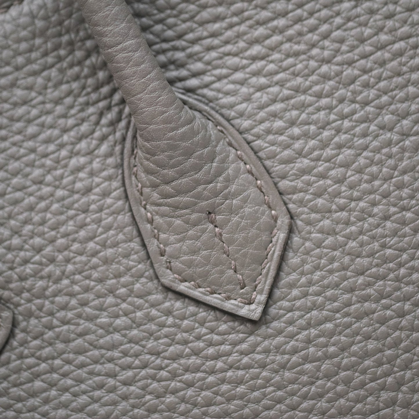 Hermès Birkin 25 Retourne Etain 8F Togo Rose Gold Hardware