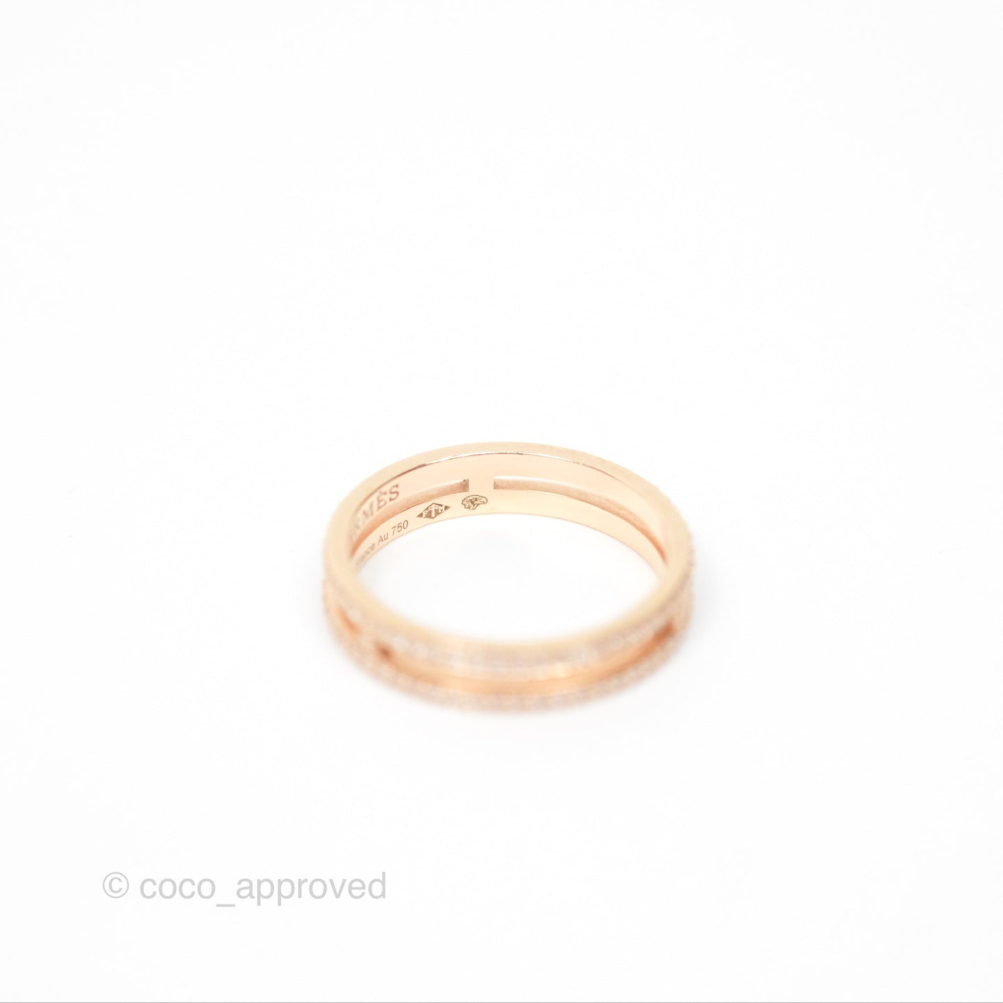 Hermes Ariane Band PM Diamonds Rose Gold