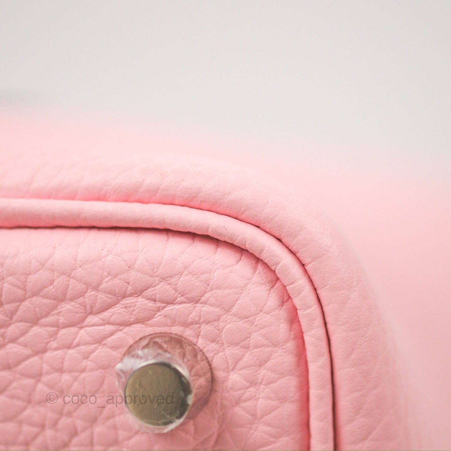 Hermès Picotin 18 Rose Sakura Clemence Palladium Hardware