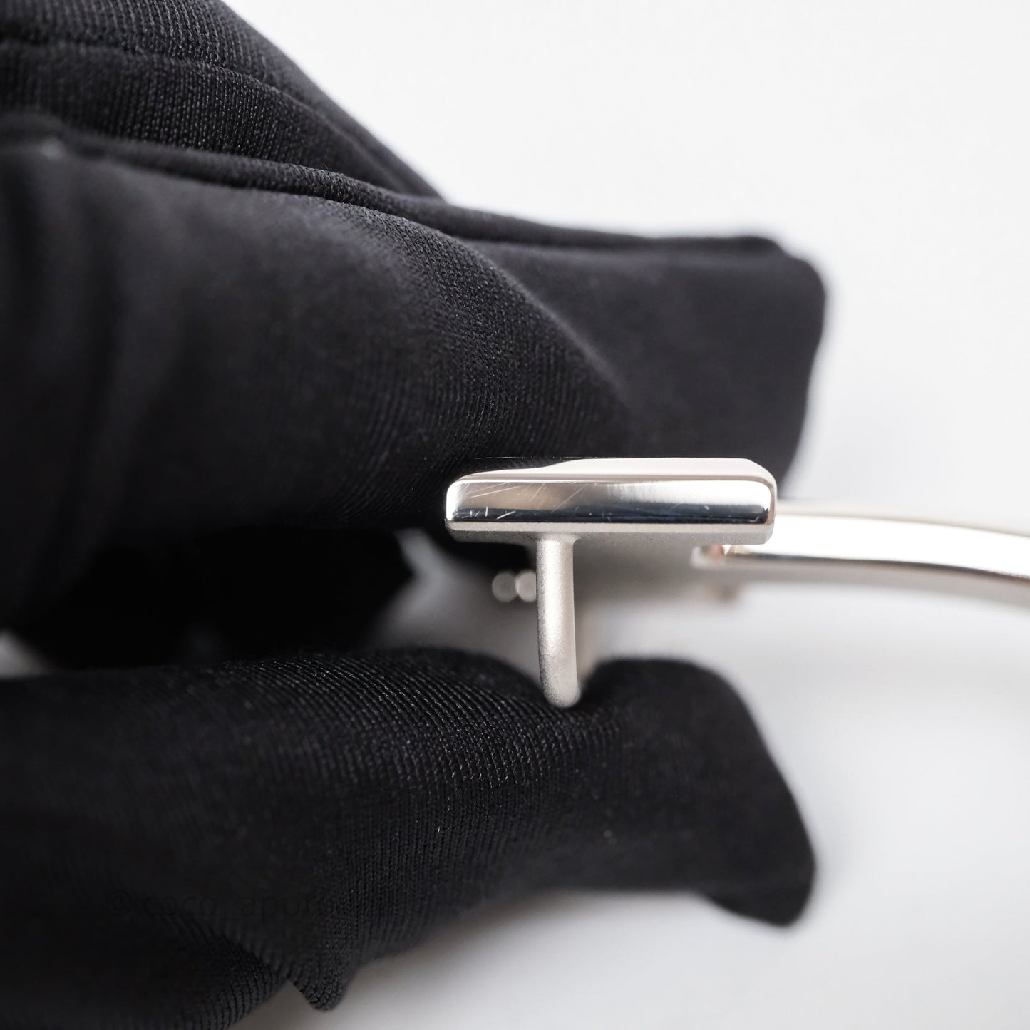 Hermès H Belt Buckle & Reversible Strap Gold White Blanc Brushed Palladium Hardware