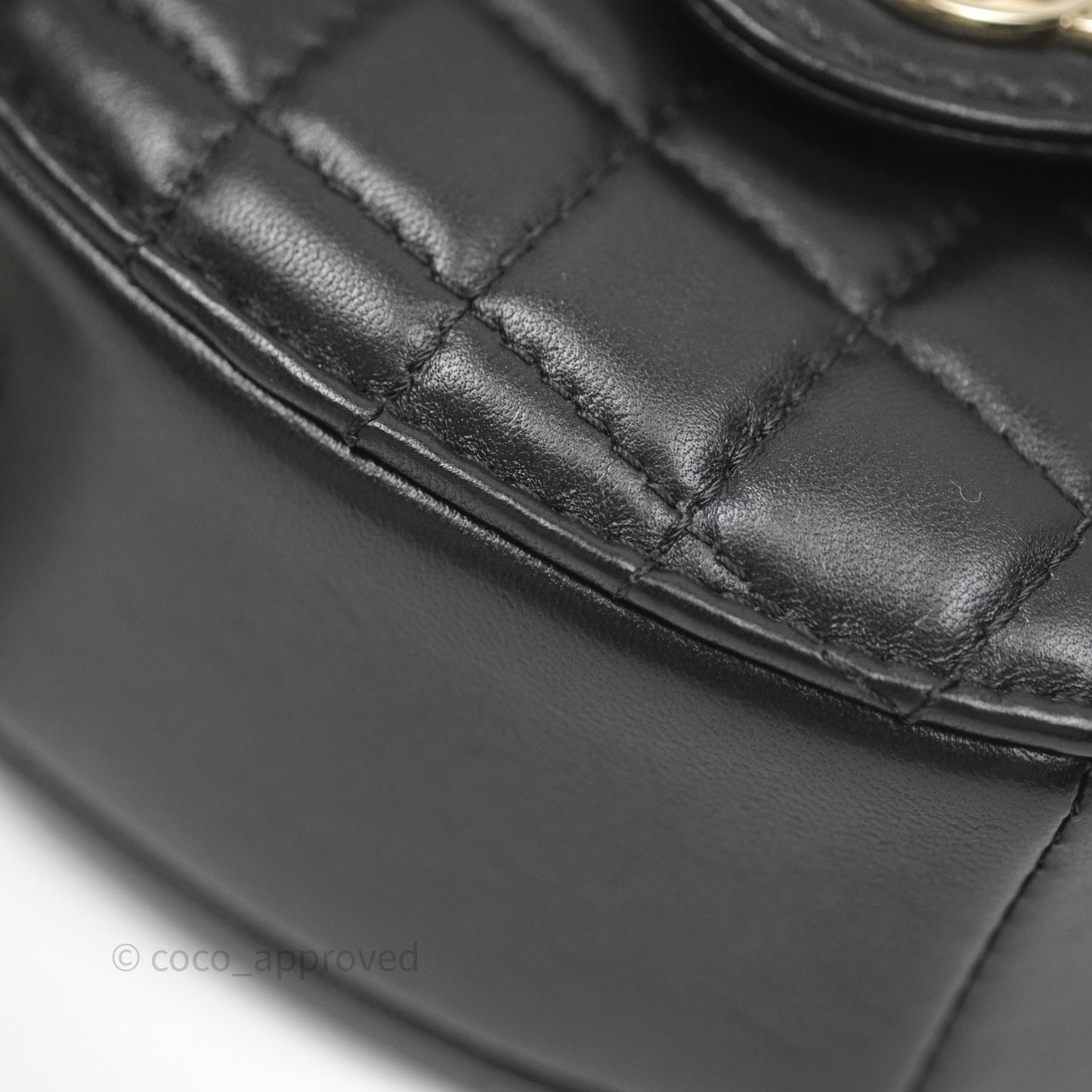 Chanel Large Heart Bag Black Lambskin Gold Hardware 22S
