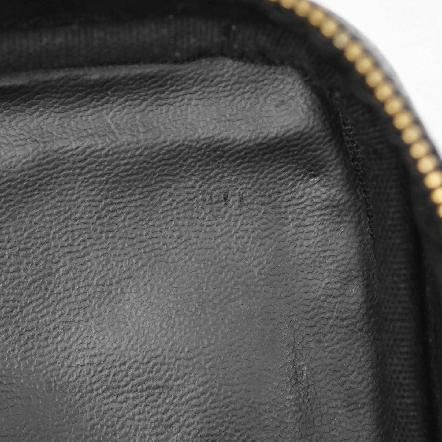 Chanel Vintage Vanity Case Black Caviar Gold Hardware