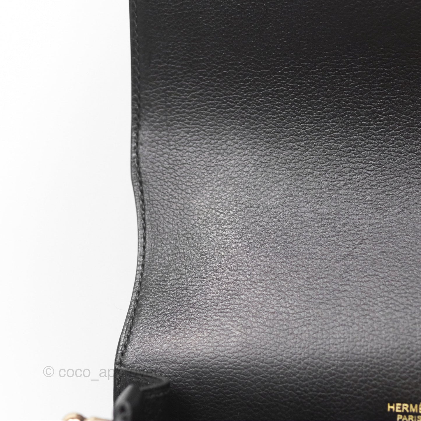 Hermès Roulis Mini 18 Black Noir 89 Veau Evergrain Permabrass Hardware