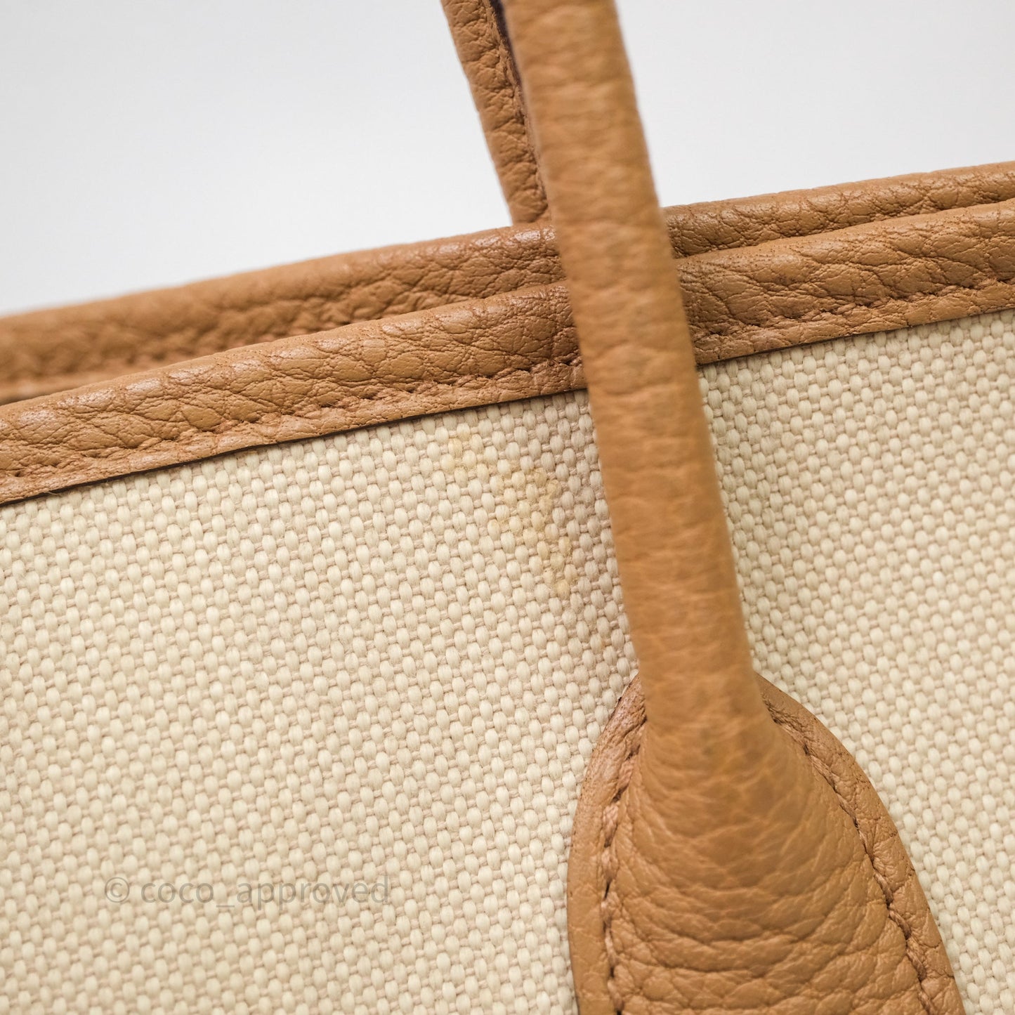 Hermès Garden Party 30 Beton 8L/Biscuit 48 Canvas