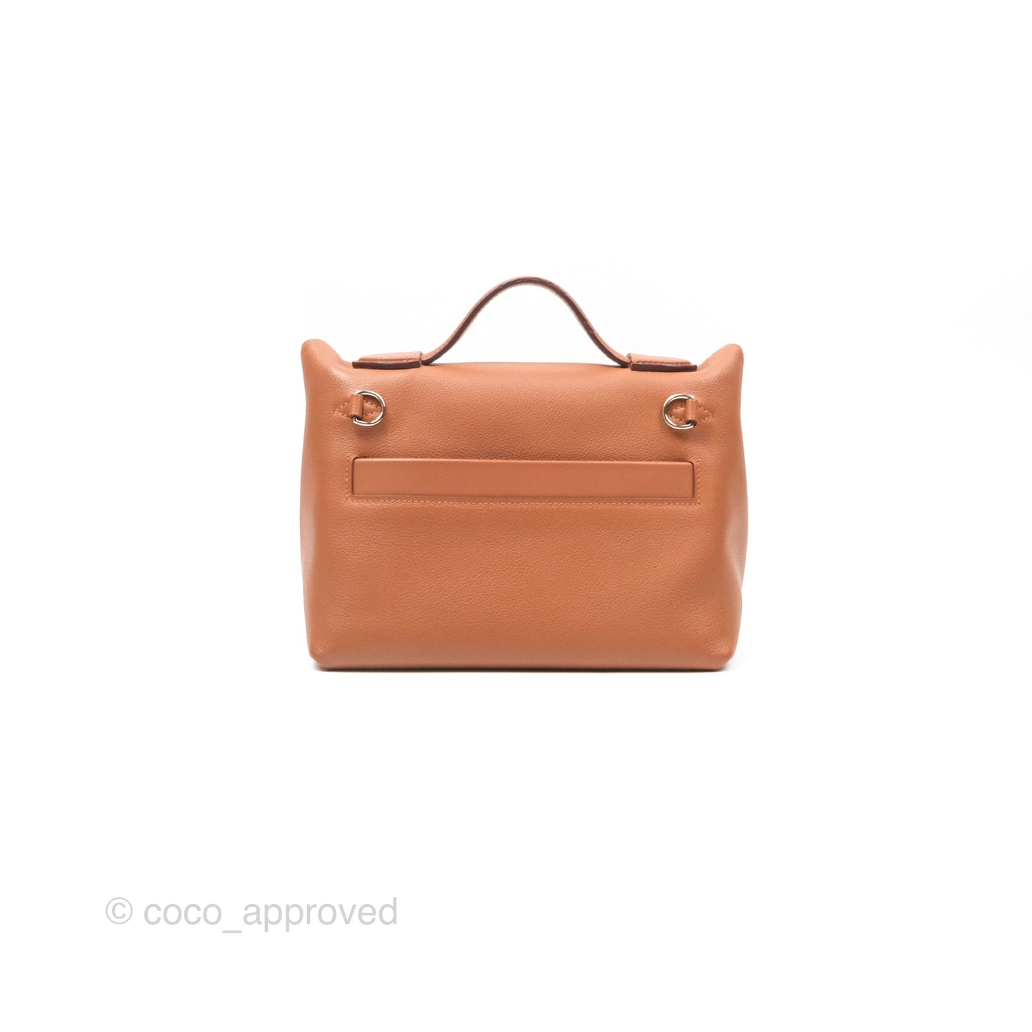 Hermès 24/24 21 Mini Gold 37 Evercolor/ Swift Palladium Hardware